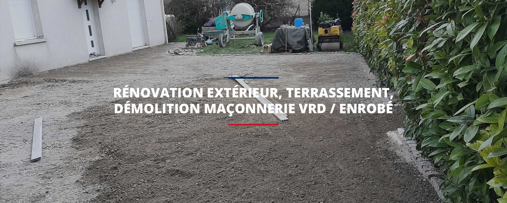 Rénovation extérieure et terrassement dans la Marne - FLS Rénovation